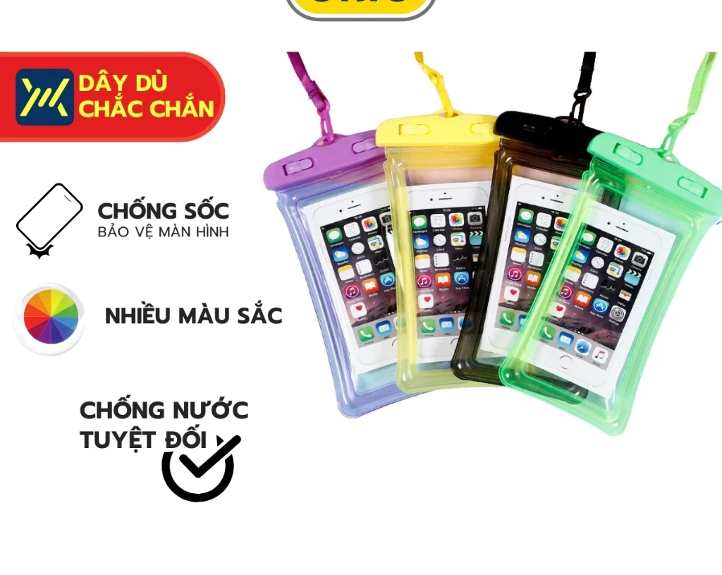 Túi Chống Nước Điện Thoại Trơn Và Dây Đeo Siêu Tiện Lợi Cho Các Chuyến Du Lịch Biển, Đi Bơi - ORIO