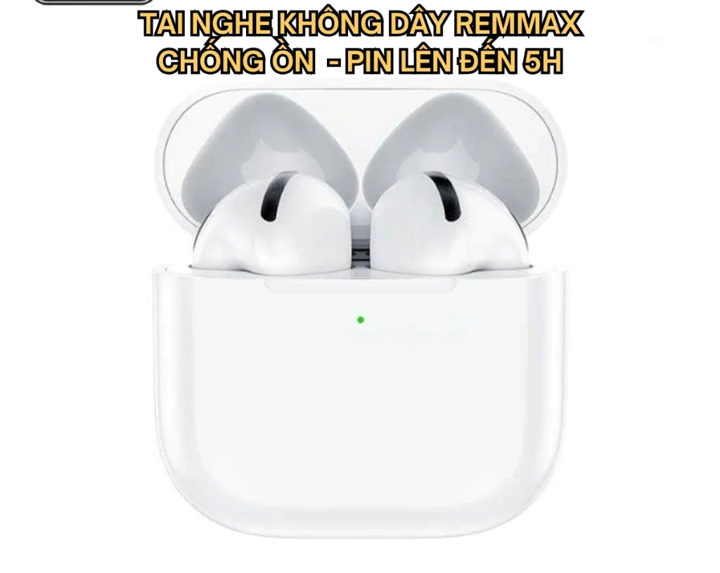 Tai nghe Remax True Wireless: âm thanh tuyệt vời, chống ồn thông minh, thời gian sử dụng 5 giờ ORIO