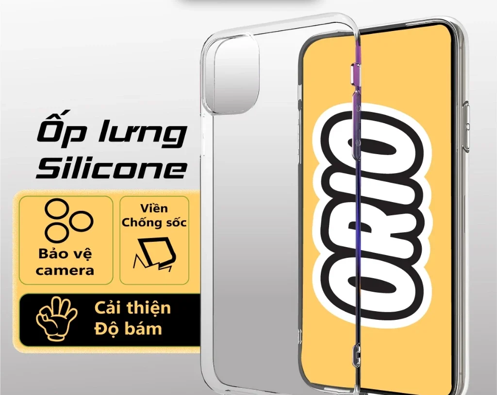 Ốp iPhone silicon , nhiều màu sắc cho 6/6s/7/8/ x/xs/xr/xsmax/ 11/12/13/14/15/ plus/pro/promax - ORIO