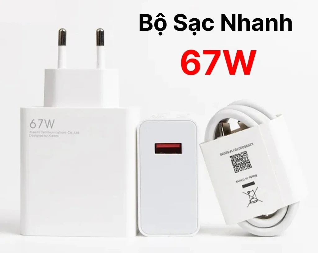 Bộ Sạc Nhanh 67W Xiaomi Turbo ORIO Chính Hãng - Sạc Siêu Tốc, An Toàn, Tương Thích Nhiều Thiết Bị