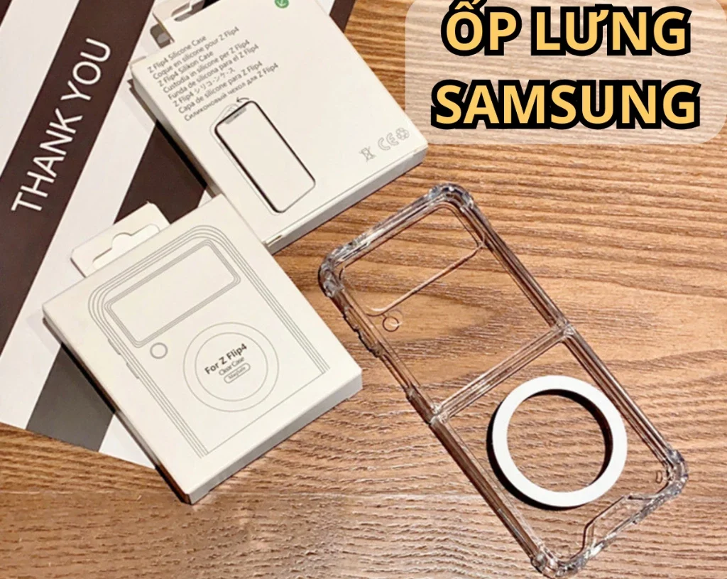 Ốp lưng SamSung trong suốt chống sốc - Hỗ trợ sạc không dây ORIO MS-55 Z Flip Z Fold 3 4 5 6 5G S24