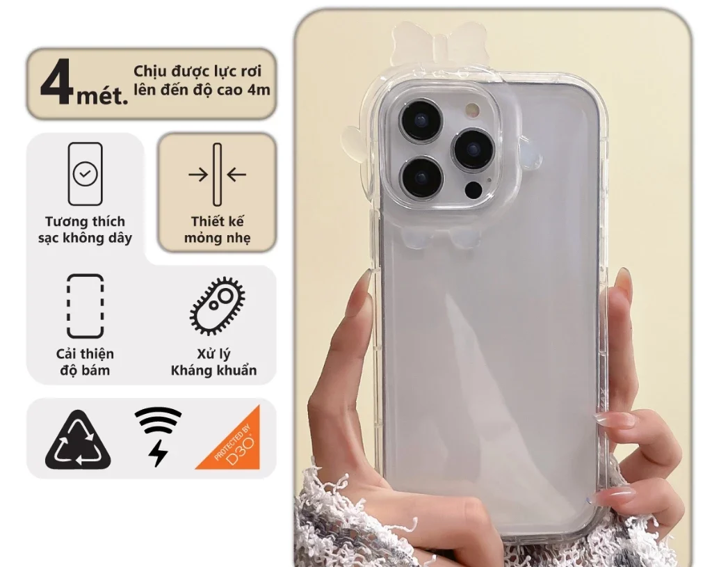 Ốp lưng iphone nơ camera trong suốt 6/6s/7/8/ x/xs/11/12/13/ 14/pro/max/plus/promax - ORIO